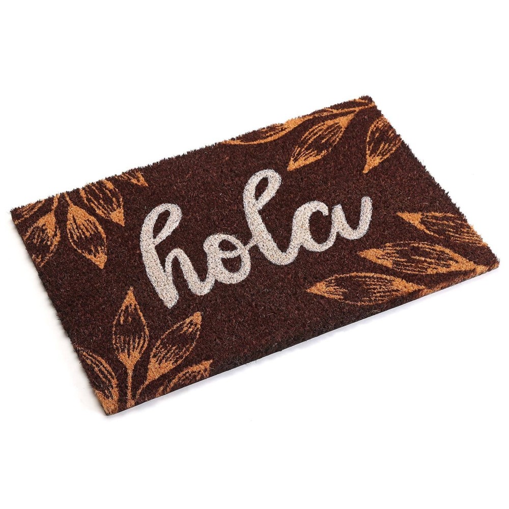 Masquedardos Изтривалка Hello Leaves Brown 16980422