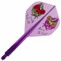 Masquedardos Condor feathers Axe Rose of the Heard Standard Clear Purple S 21.5m Three of you.