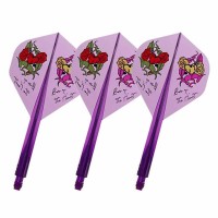 Masquedardos Condor feathers Axe Rose of the Heard Standard Clear Purple S 21.5m Three of you.