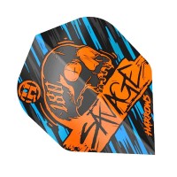 Masquedardos Feathers Harrows Darts Flights Savage Orange Blue and Hf8501