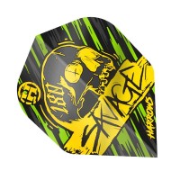 Masquedardos Feathers Harrows Darts Flights Savage Yellow Green Hf8502