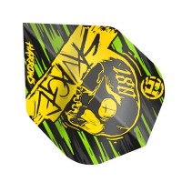 Masquedardos Feathers Harrows Darts Flights Savage Yellow Green Hf8502