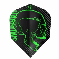 Masquedardos Feathers Harrows Darts Flights from Rage Green Hf9500