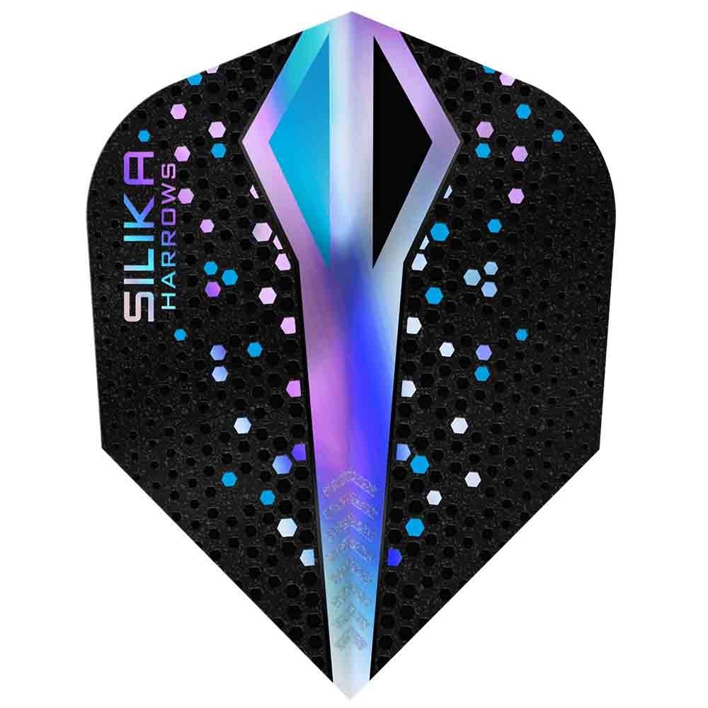 Masquedardos Plumas Harrows Darts Silika Colourshift Crystalline N6 Silver Hf5138