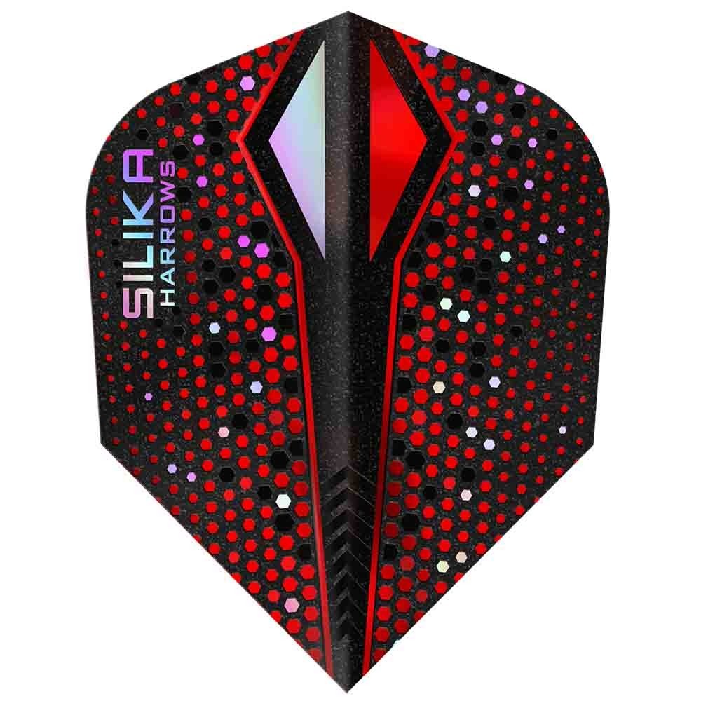 Masquedardos Plumas Harrows Darts Silika Colourshift Crystalline N6 X Red Hf5142