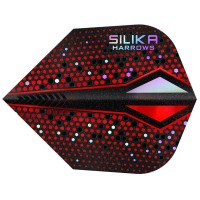 Masquedardos Plumas Harrows Darts Silica Colourshift Cristalino N6 X Vermelho Hf5142