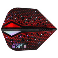 Masquedardos Plumas Harrows Darts Silica Colourshift Cristalino N6 X Vermelho Hf5142