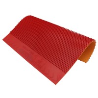 Masquedardos Caoutchouc de raquette de ping-pong Sauer Troger Hellfire X rouge 0.5mm