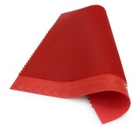 Masquedardos Caoutchouc de raquette de ping-pong Sauer Troger Schmerz rouge 0.5mm