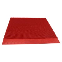 Masquedardos Caoutchouc de raquette de ping-pong Sauer Troger Schmerz rouge 0.5mm