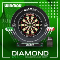 Masquedardos Pack Dartboard Surrounded Set Diamond 5315