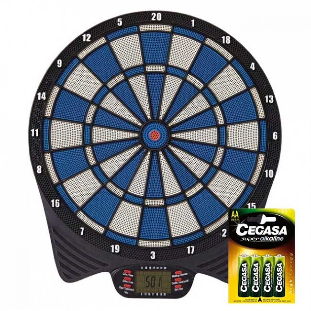 Masquedardos Diana Elektronik Unicorn Darts + 4 Säulen Cegasa Aa