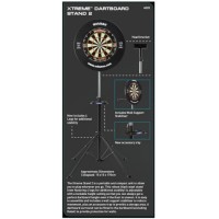 Masquedardos Diana Support Winmau Xtreme Darboard Stand 2 (Diana e Surround non inclusi) 4020