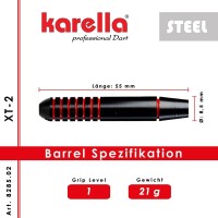 Masquedardos Les fléchettes Karella Xt 2 série Laton 21g 8285.02