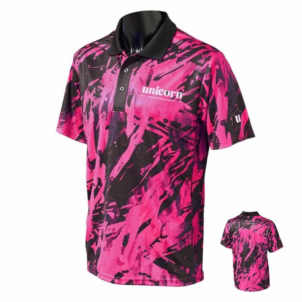 Masquedardos Polo Unicorn Darts Pro-tech Camo Pink Xxl 808pkxxl