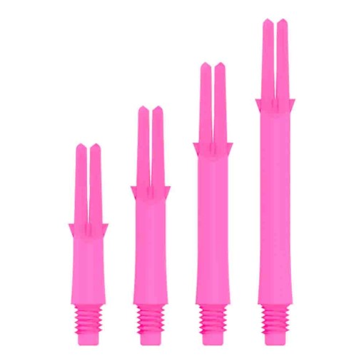 Masquedardos L-style L-shaft locked straight clear pink 330 46mm