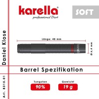 Masquedardos Dart Karella Daniel Klose 90% 19g 8315.01