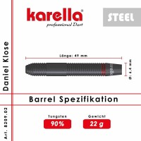 Masquedardos Dardo Karella Daniel Klose 90% 22g 8209.02