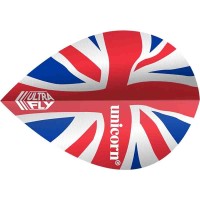 Masquedardos Suojat Unicorn Darts Ultrafly 100 Pear Union Jack Wave 68994