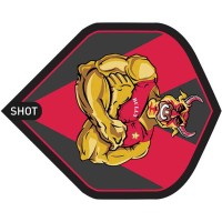 Masquedardos Fülle Shot Darts Standard Michael Smith Bully Boy Rot Sf7544