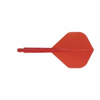 Masquedardos Plumas Condor Axe Standard Rojo Largo 33.5mm 3 Uds.