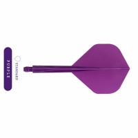 Masquedardos Plumas Condor Axe Standard Morada S 21.5mm 3 Uds.