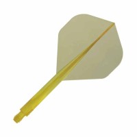 Masquedardos Plumas Condor Axe Standard Amarillo Claro Largo 33.5mm 3 Uds.