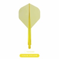 Masquedardos Plumas Condor Axe Standard Amarillo Claro Largo 33.5mm 3 Uds.