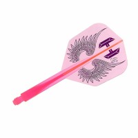 Masquedardos Plumas Condor Axe Flap Wings Rosa Neon Shape M 27.5m 3 Uds.