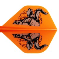 Masquedardos Plumas Condor Axe Shape Aussie Bull Naranja M 27.5m 3 Uds.