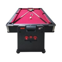 Masquedardos Multijuego Giratorio 4 En 1 Olimpus Billar, Air Hockey,ping-pong, Mesa Comedor 2873