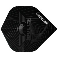 Masquedardos Plumas Bulls Darts Mezzo 100 No2 Standard Negro  50971