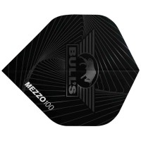 Masquedardos Plumas Bulls Darts Mezzo 100 No2 Standard Negro  50971