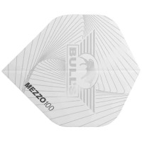 Masquedardos Plumas Bulls Darts Mezzo 100 No2 Standard Blanco Bu-50972