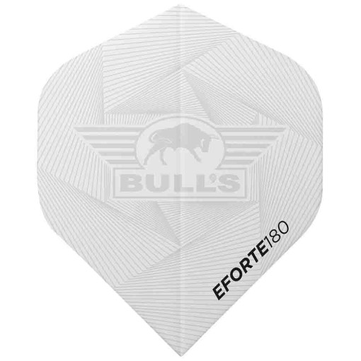 Masquedardos Plumas Bulls Darts Eforte 180 No2 Standard Blanco Bu-51003