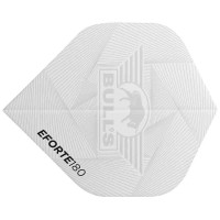 Masquedardos Plumas Bulls Darts Eforte 180 No2 Standard Blanco Bu-51003