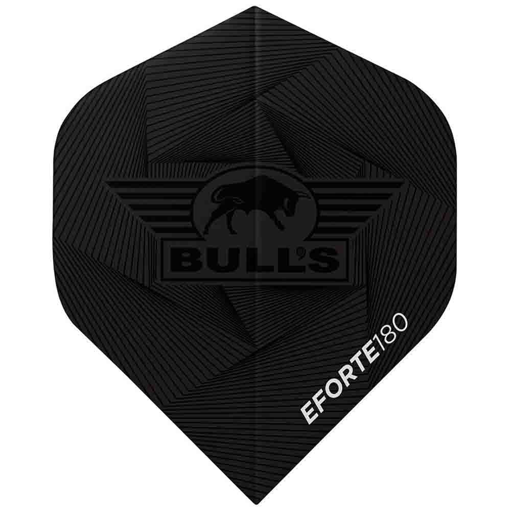 Masquedardos Plumas Bulls Darts Eforte 180 No2 Standard Negro Bu-51002