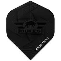 Masquedardos Plumas Bulls Darts Eforte 180 No2 Standard Negro Bu-51002