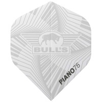 Masquedardos Plumas Bulls Darts Piano 75 No2 Standard Blanco Bu-50988