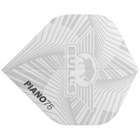 Masquedardos Plumas Bulls Darts Piano 75 No2 Standard Blanco Bu-50988