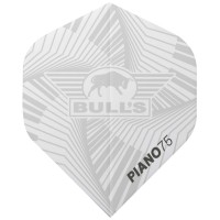 Masquedardos Plumas Bulls Darts Piano 75 No2 Standard Blanco 5 Packs Bu-50993