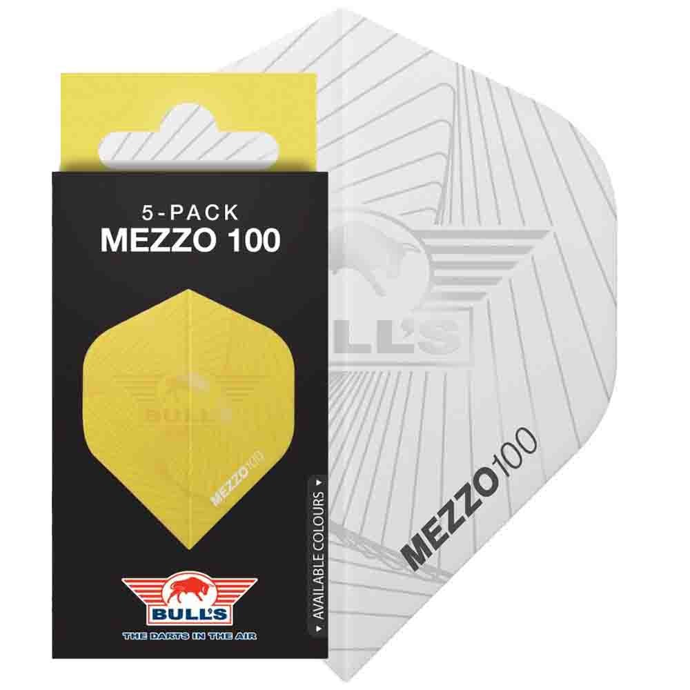 Masquedardos Plumas Bulls Darts Mezzo 100 No2 Standard Blanco Pack 5 Bu-50980