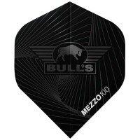 Masquedardos Plumas Bulls Darts Mezzo 100 No2 Standard Negro Pack 5 50979