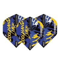 Masquedardos Plumas Flights Red Dragon Luke Humphries Graffiti Blue H/core  F6866