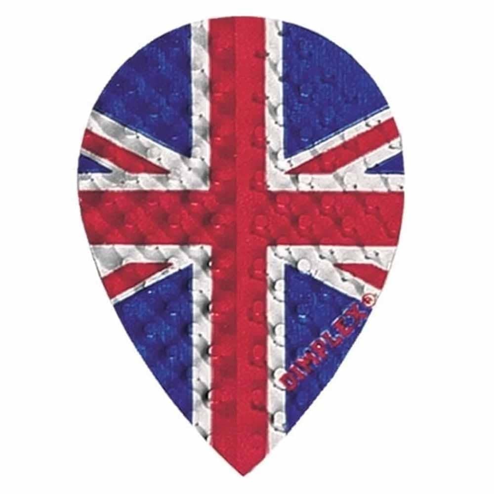 Masquedardos Plumas Harrows Dimplex Oval Union Jack Pear 404p