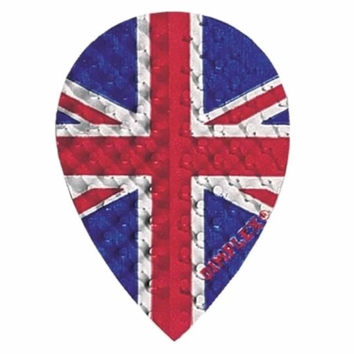 Masquedardos Plumas Harrows Dimplex Oval Union Jack Pear 404p