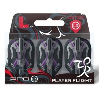 Masquedardos Plumas Champagne Flights L-style L3pro Shape Mike Valentin V3 Negro