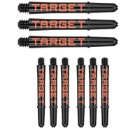 Masquedardos Cañas Target Pro Grip Tag Shaft Intb 3 Sets Black Orange (41mm) 380317