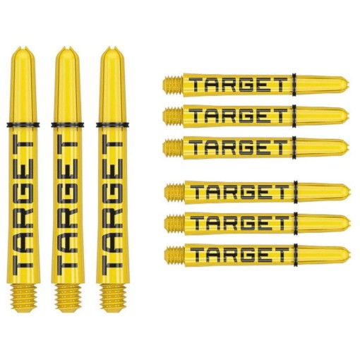 Masquedardos Cañas  Target Pro Grip Tag Shaft Short 3 Sets Black Yellow (34mm) 380313