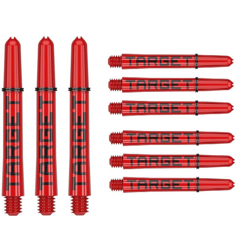 Masquedardos Cañas Target Pro Grip Tag Shaft Short 3 Sets Red Black (mm) 380319